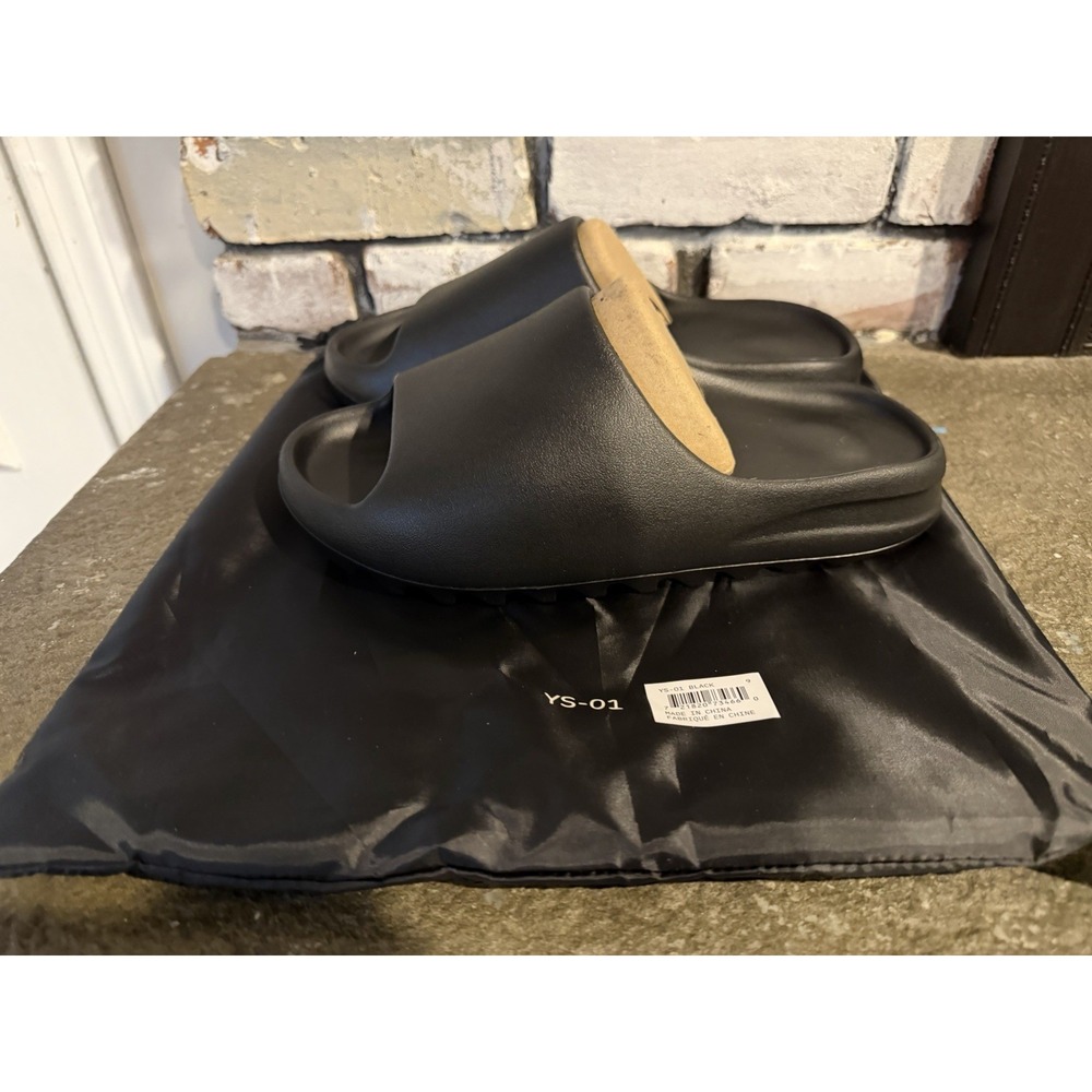 Adidas Yeezy Slide HQ6448 Onyx Unisex Slipper Sandal New Without Box Men 9